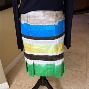 Colorful Striped Women's Skirt